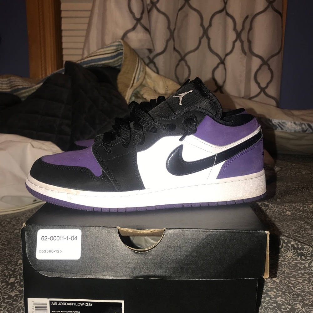 COPY - Air Jordan 1 Low Court Purple size 6.5